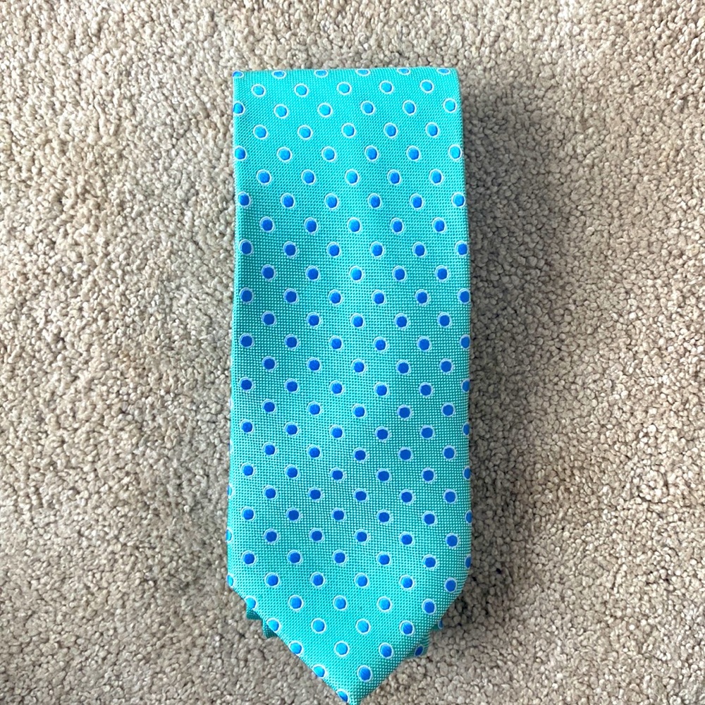 Nautica blue silk necktie